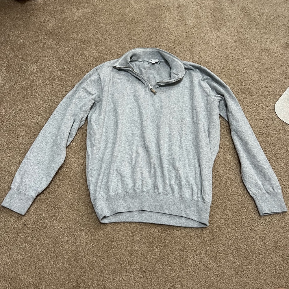 Men's Peter Milar large Gray Sweater